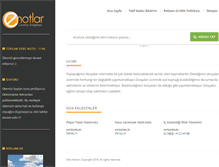 Tablet Screenshot of e-notlar.com